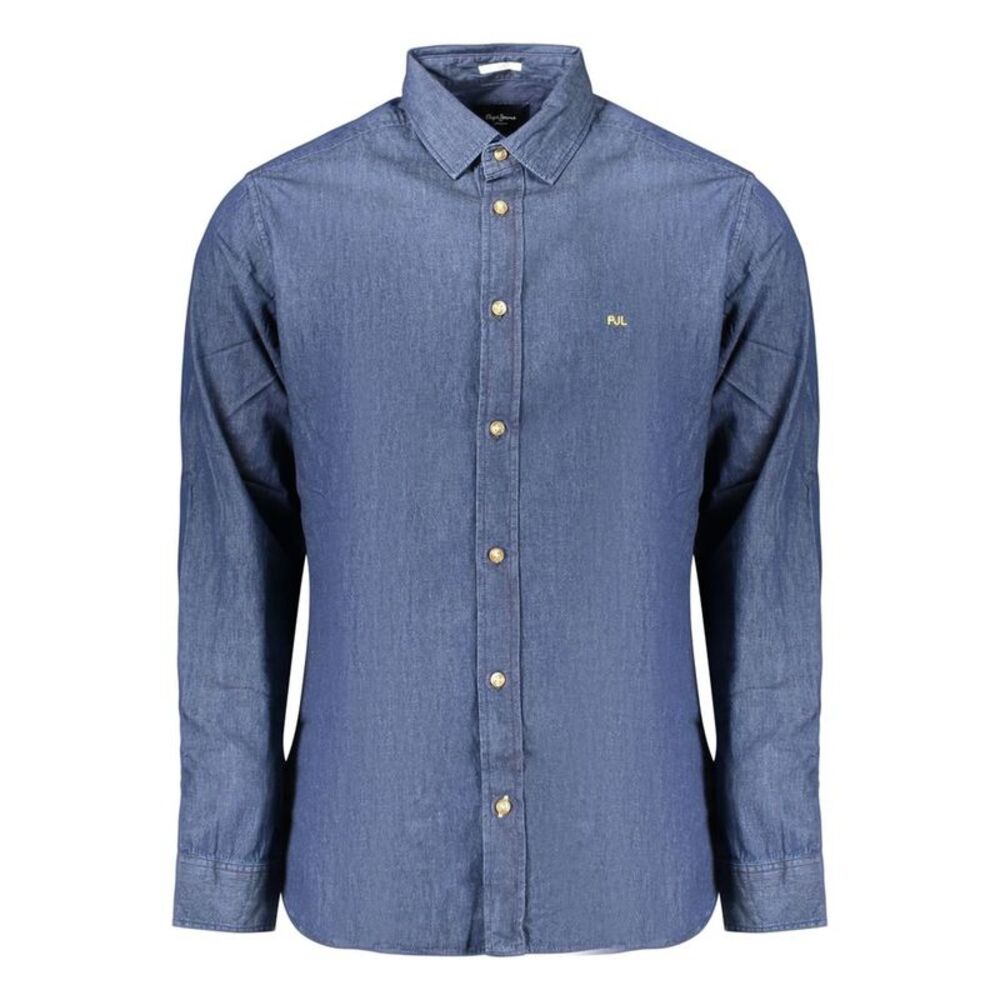 Pepe Jeans Blue Cotton Men's Men's Shirt